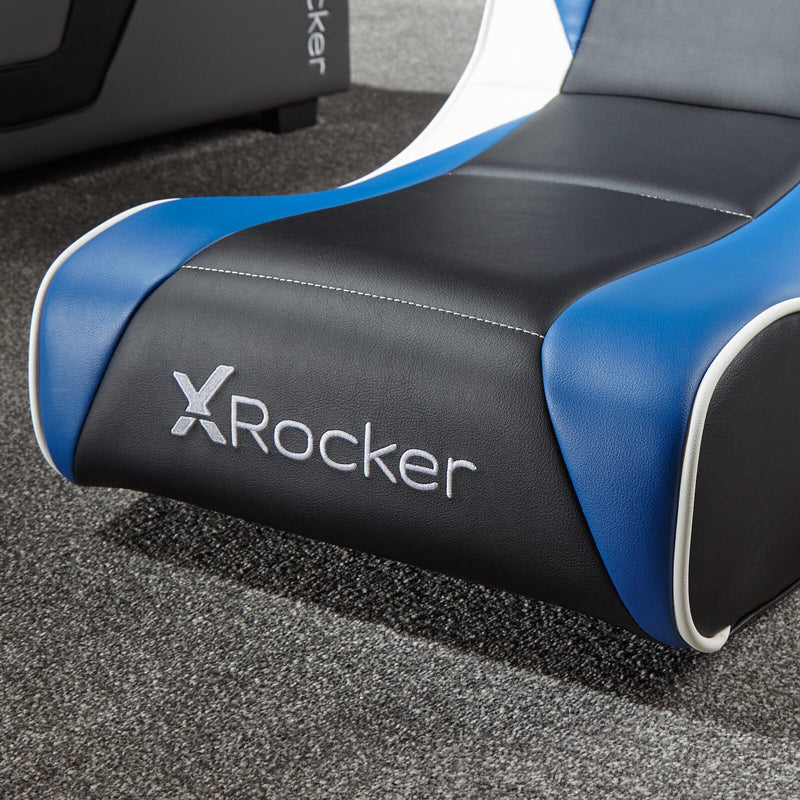 X Rocker Sony Playstation® Geist 2.0 Floor Rocker Gaming-Bodensessel mit 2.0 Audiosystem für Kinder & Jugendliche - schw