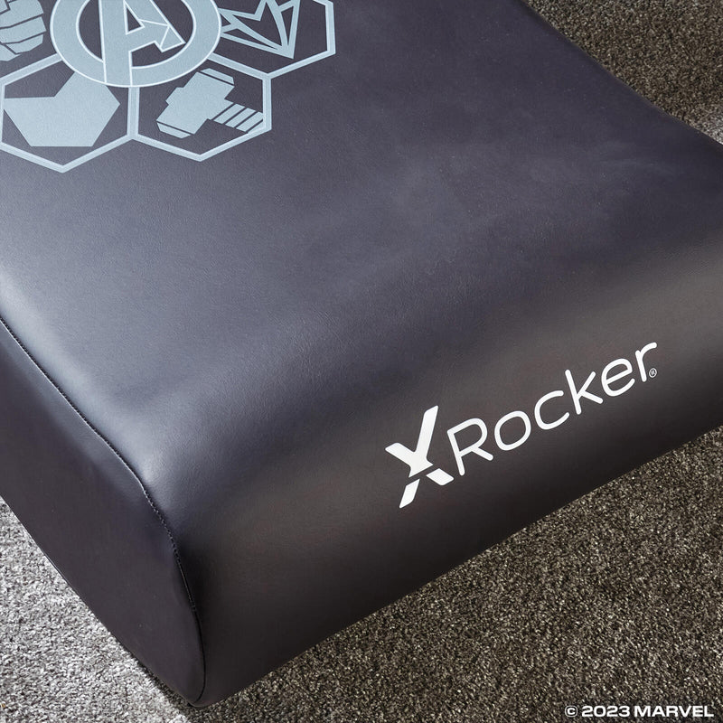 X Rocker Marvel™ Iron Man Floor Rocker Gaming-Bodensessel für Kinder & Jugendliche - schwarz