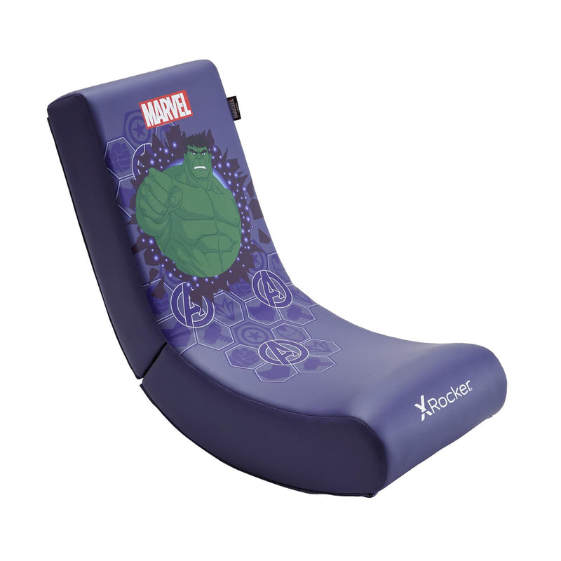X Rocker Marvel™ Hulk Floor Rocker Gaming-Bodensessel für Kinder & Jugendliche - lila