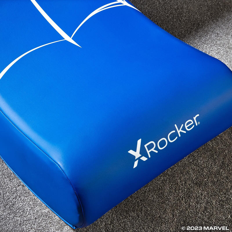 X Rocker Marvel™ Spider-Man Floor Rocker Gaming-Bodensessel für Kinder & Jugendliche - blau