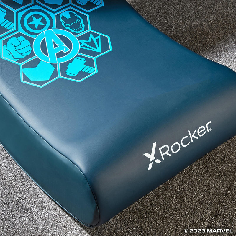 X Rocker Marvel™ Thor Floor Rocker Gaming-Bodensessel für Kinder & Jugendliche - dunkelblau