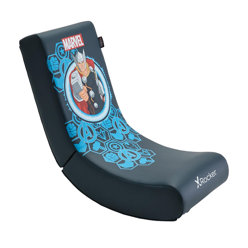 X Rocker Marvel™ Thor Floor Rocker Gaming-Bodensessel für Kinder & Jugendliche - dunkelblau