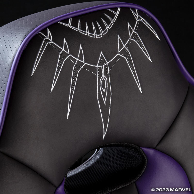 X Rocker Marvel™ Elite 2.1 Gaming-Sessel im Black Panther Design - schwarz/lila