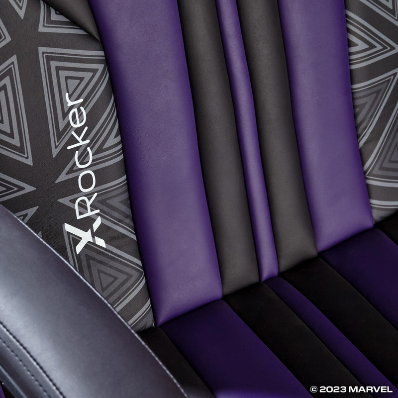 X Rocker Marvel™ Elite 2.1 Gaming-Sessel im Black Panther Design - schwarz/lila