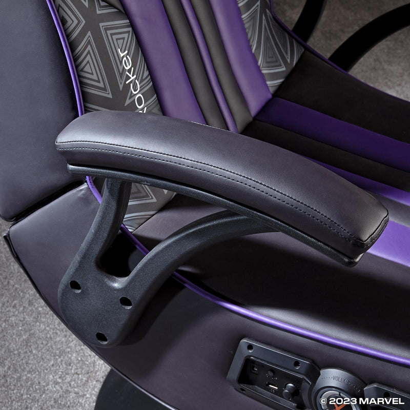 X Rocker Marvel™ Elite 2.1 Gaming-Sessel im Black Panther Design - schwarz/lila