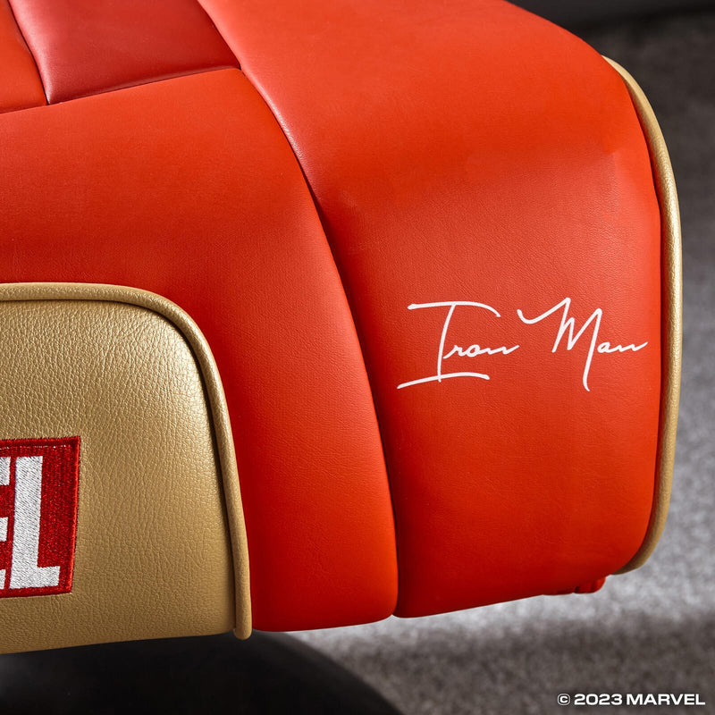 X Rocker Marvel™ Elite 2.1 Gaming-Sessel im Iron Man Design - rot/gold