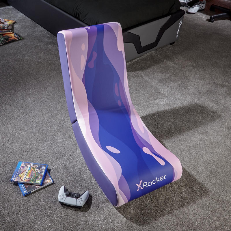 X Rocker Lava Floor Rocker Gaming-Bodensessel für Kinder & Jugendliche - pink