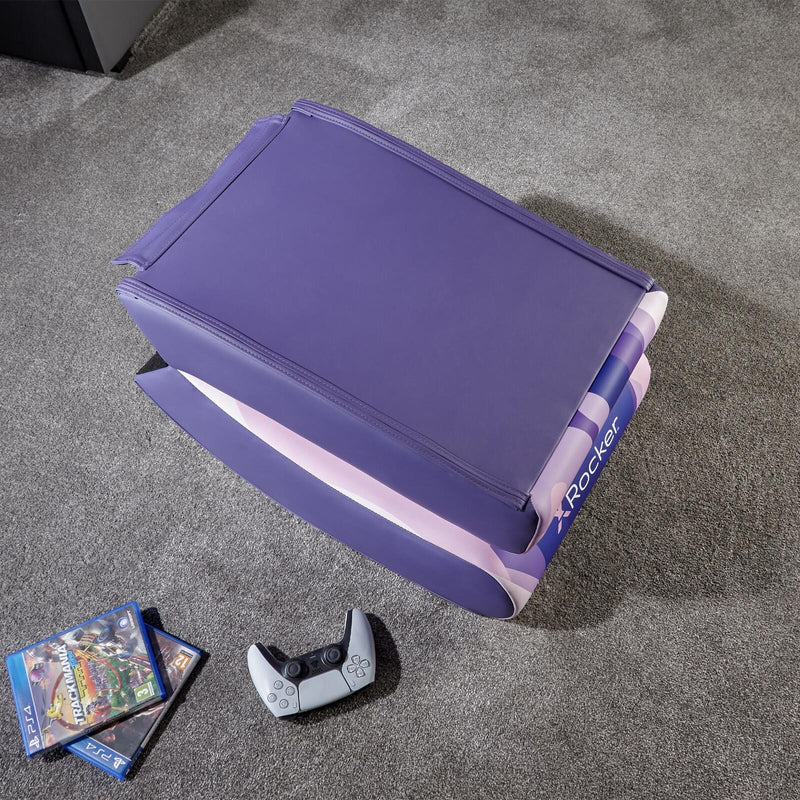 X Rocker Lava Floor Rocker Gaming-Bodensessel für Kinder & Jugendliche - pink