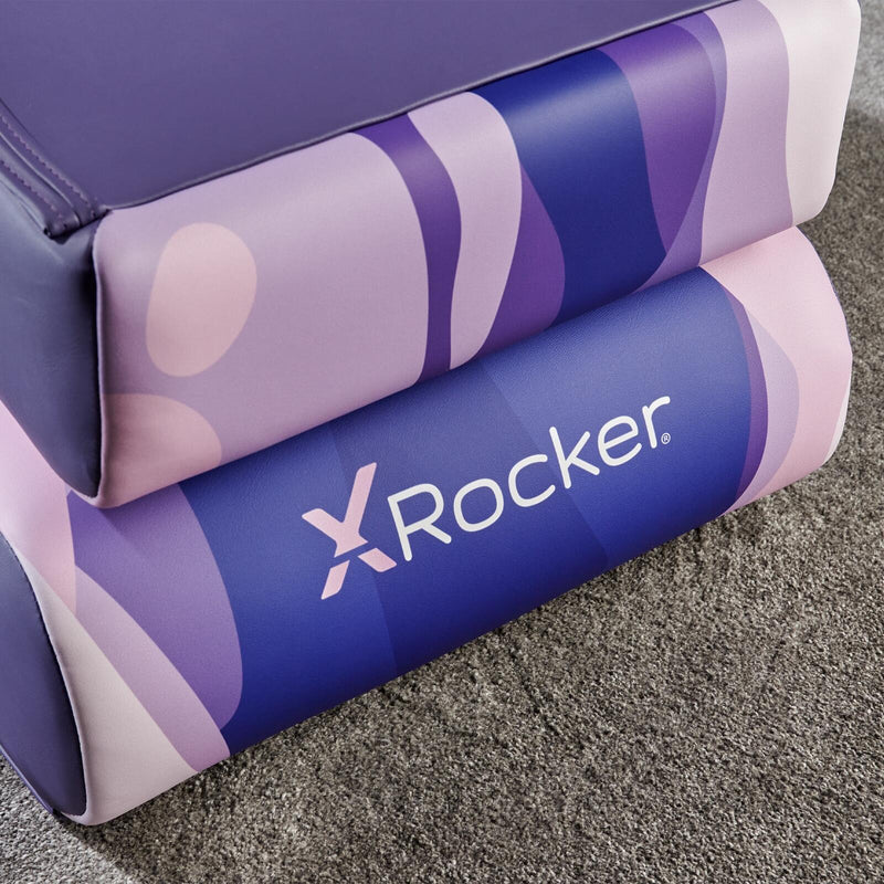 X Rocker Lava Floor Rocker Gaming-Bodensessel für Kinder & Jugendliche - pink