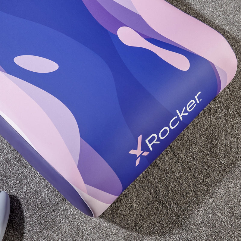 X Rocker Lava Floor Rocker Gaming-Bodensessel für Kinder & Jugendliche - pink