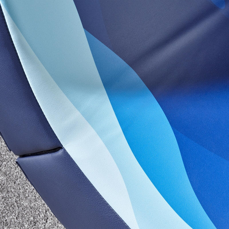 X Rocker Lava Floor Rocker Gaming-Bodensessel für Kinder & Jugendliche - blau