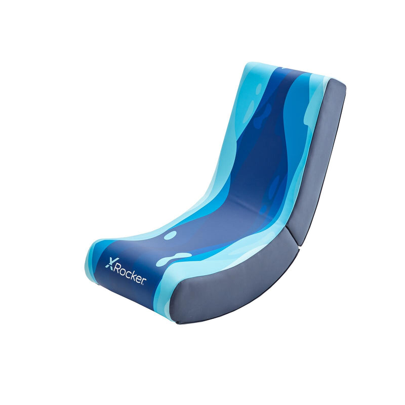 X Rocker Lava Floor Rocker Gaming-Bodensessel für Kinder & Jugendliche - blau