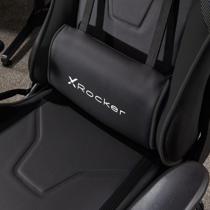 B-WARE X Rocker Agility Compact eSports - Gaming-Bürodrehstuhl für Kinder & Teenager - schwarz