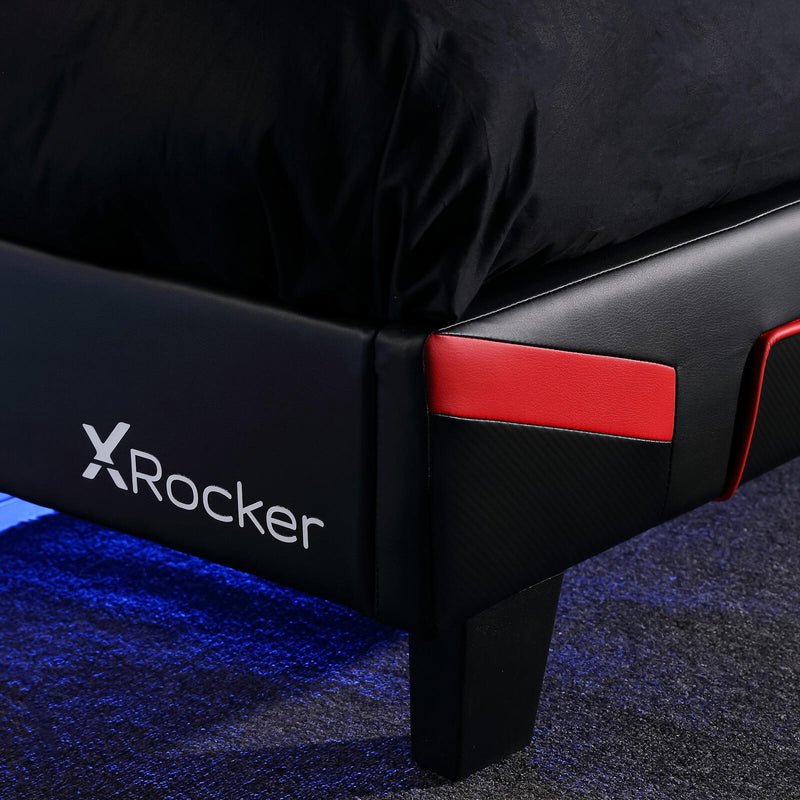 X Rocker Cerberus MKII Gaming-Bett für Kinder & Jugendliche - carbon/rot