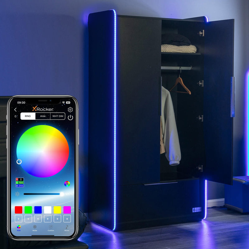 X Rocker Electra Gaming-Kleiderschrank (2-türig)