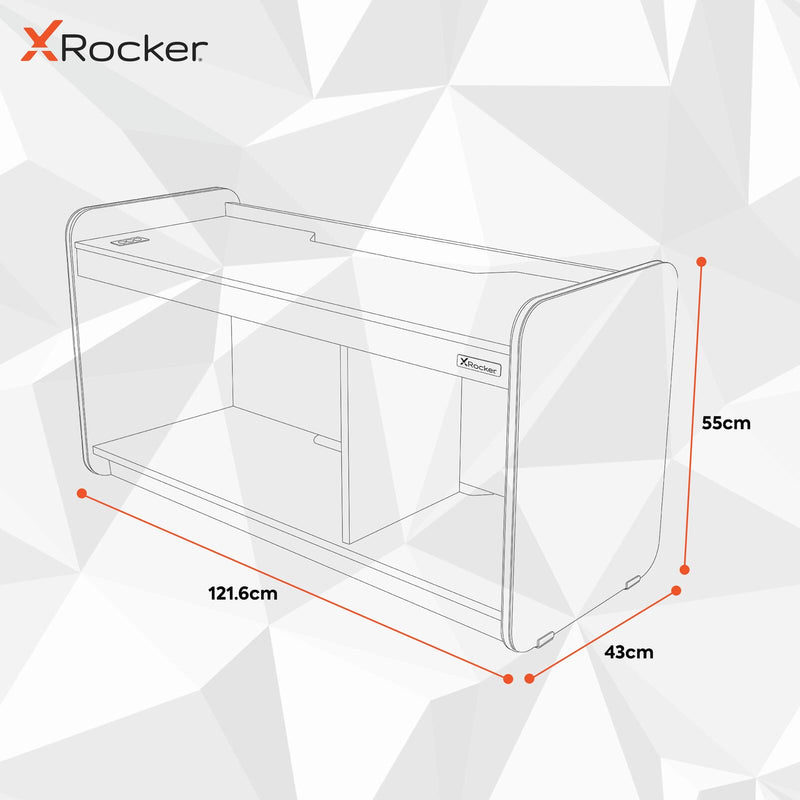 X Rocker Electra TV-Board - Gaming Media Center mit RGB-Beleuchtung & App-Steuerung