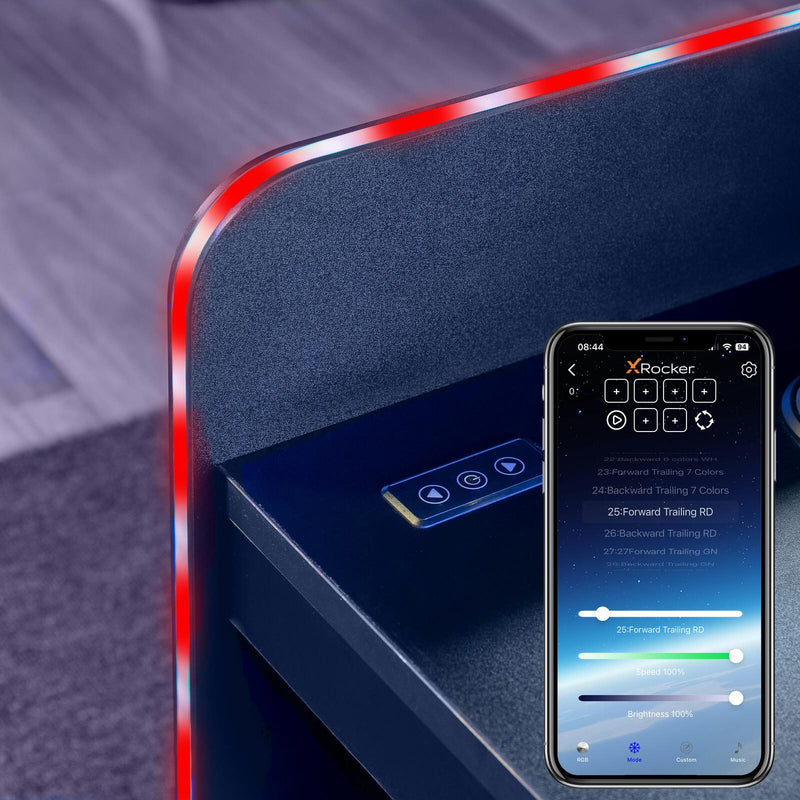 X Rocker Electra TV-Board - Gaming Media Center mit RGB-Beleuchtung & App-Steuerung