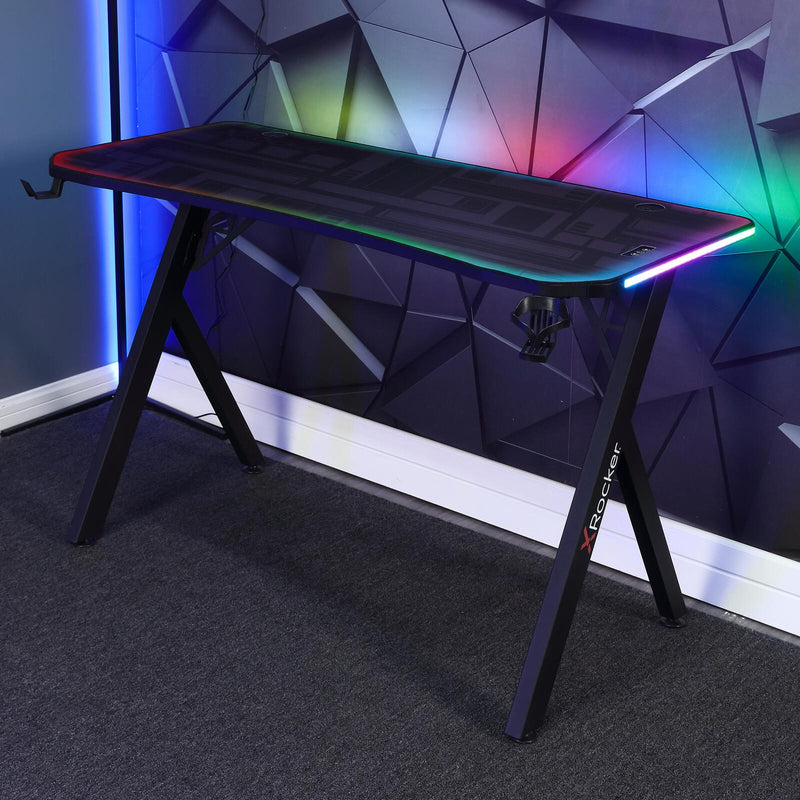 X Rocker Lumio Compact Gaming-Schreibtisch