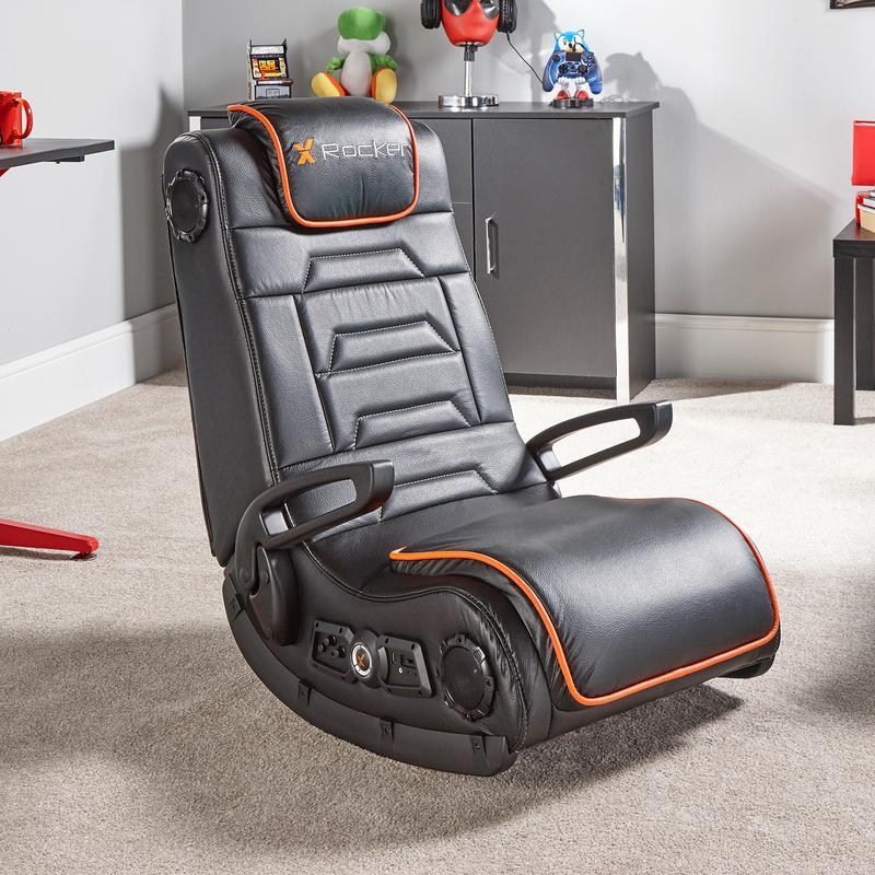 X Rocker Sentinel 4.1 Multi-Stereo Floor Rocker Gaming-Bodensessel - schwarz