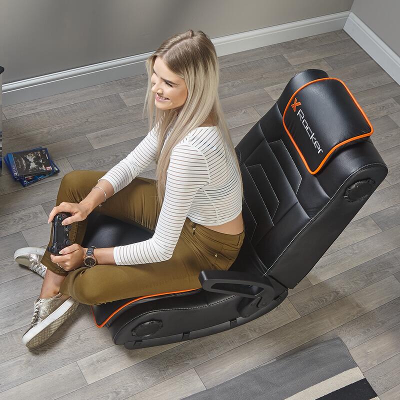 X Rocker Sentinel 4.1 Multi-Stereo Floor Rocker Gaming-Bodensessel - schwarz