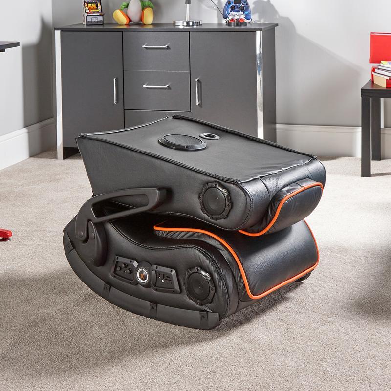 X Rocker Sentinel 4.1 Multi-Stereo Floor Rocker Gaming-Bodensessel - schwarz