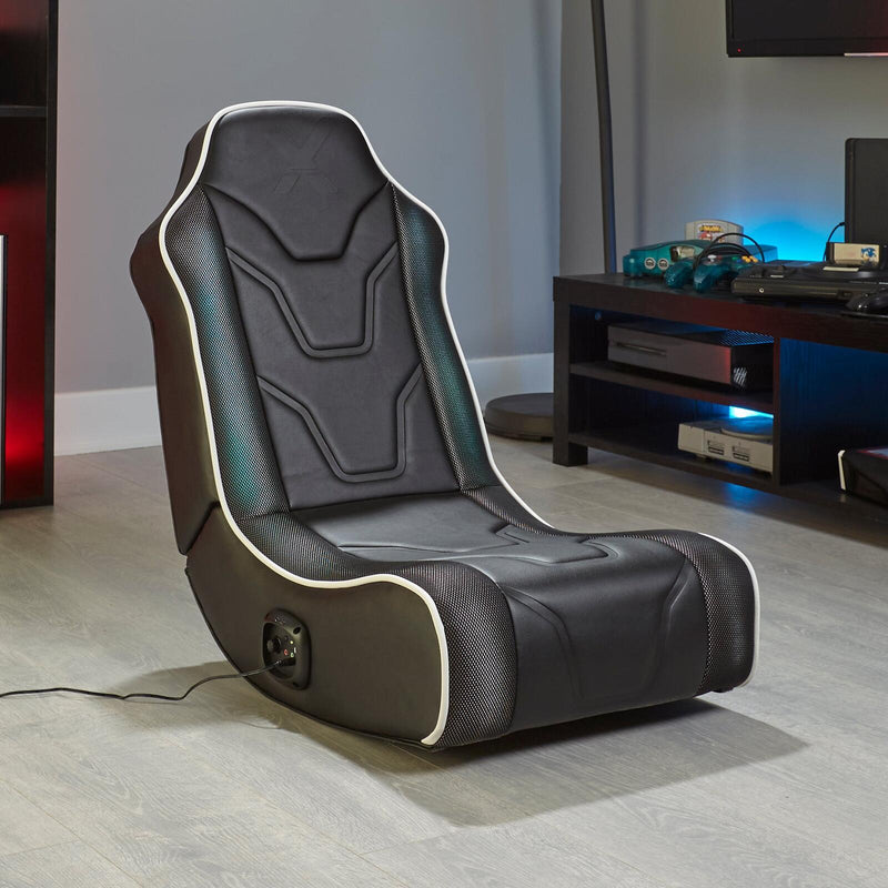 X Rocker Chimera RGB 2.0 Floor Rocker Gaming-Bodensessel für Kinder & Jugendliche mit Audiosystem & RGB-Beleuchtung - sc