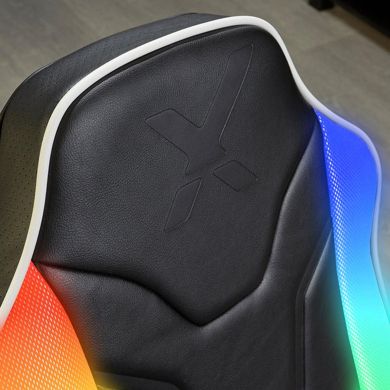 X Rocker Chimera RGB 2.0 Floor Rocker Gaming-Bodensessel für Kinder & Jugendliche mit Audiosystem & RGB-Beleuchtung - sc