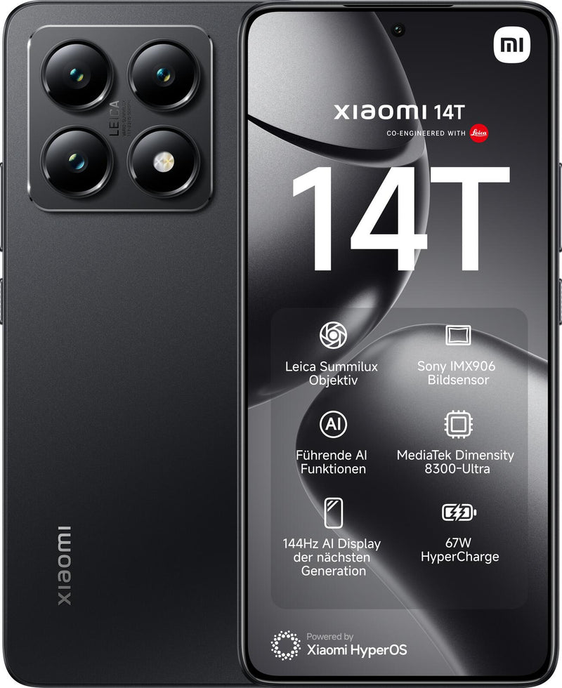 Xiaomi 14T Pro 512GB Dual-SIM Titan Black