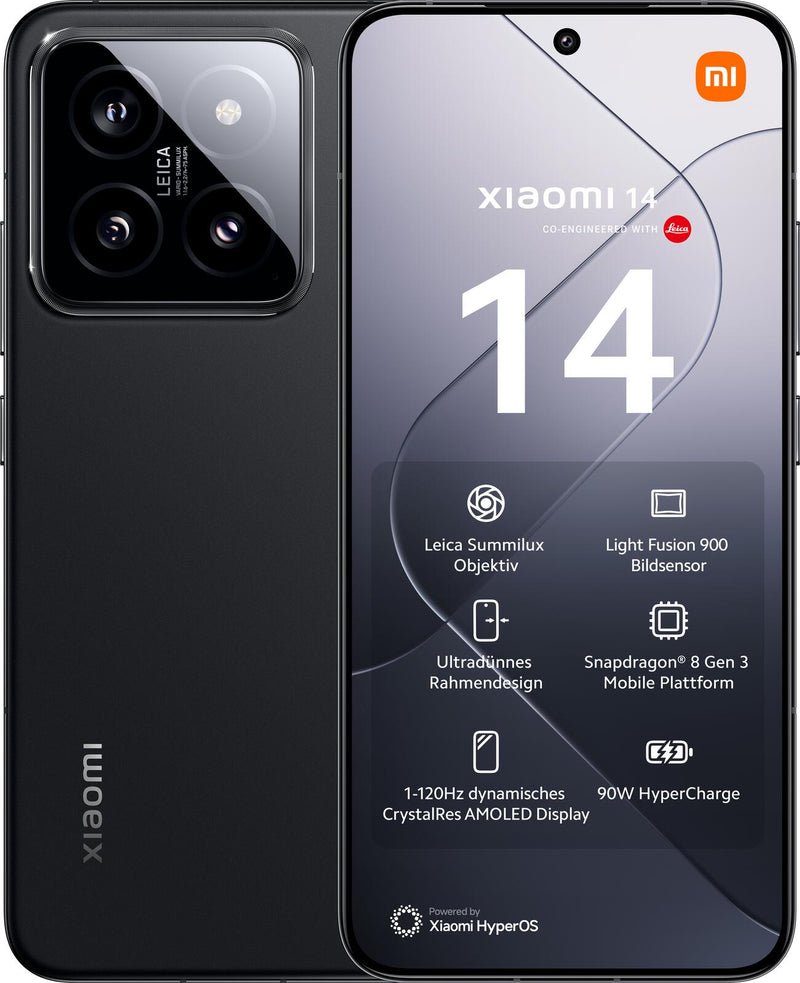 Xiaomi 14 5G 512GB, Schwarz