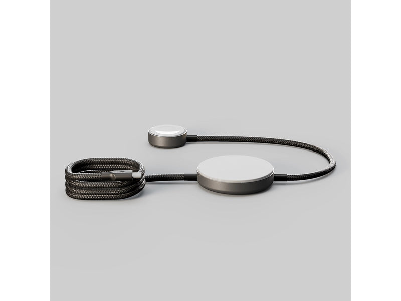 ZENS Charging Cable Pro 2 - Qi2+Watch Wireless Charger - Black