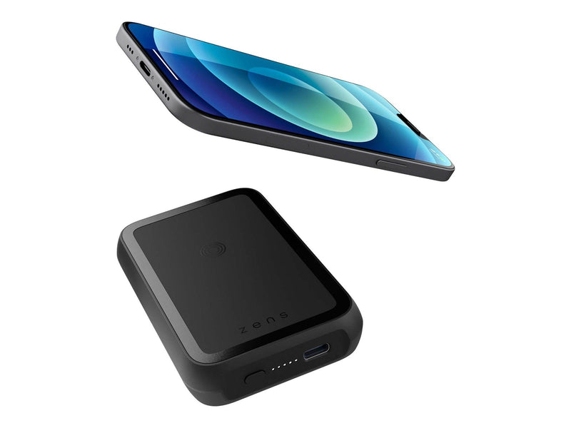 ZENS Magnet 4000 mAh Wireless Powerbank Kickstand and Qi RX - 4000 mAh