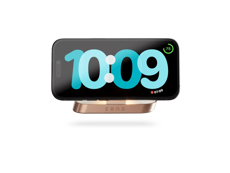 ZENS Magnetic Nightstand Charger Copper