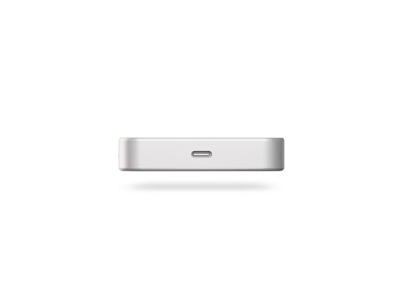 ZENS Slim Qi2 Aluminium Powerbank 10.000 mAh - White - 10000 mAh