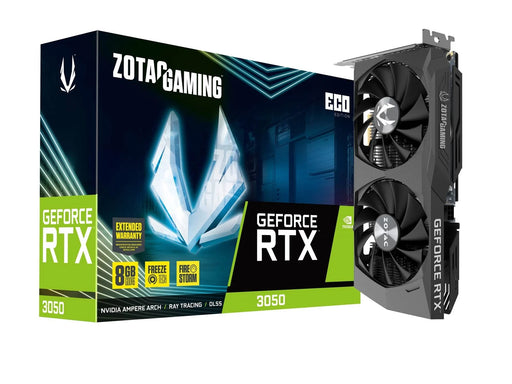 ZOTAC GeForce RTX 3050 ECO - 8GB GDDR6 RAM - Grafikkarte