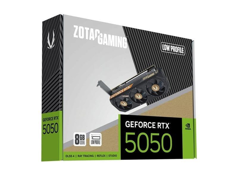 ZOTAC GeForce RTX 5050 Low Profile - 8GB GDDR6 RAM - Grafikkarte