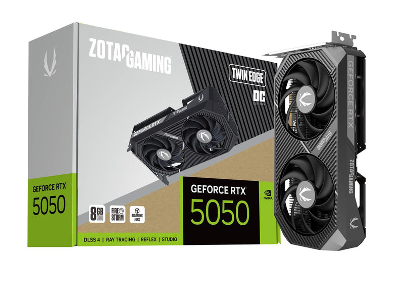ZOTAC GeForce RTX 5050 Twin Edge OC - 8GB GDDR6 RAM - Grafikkarte