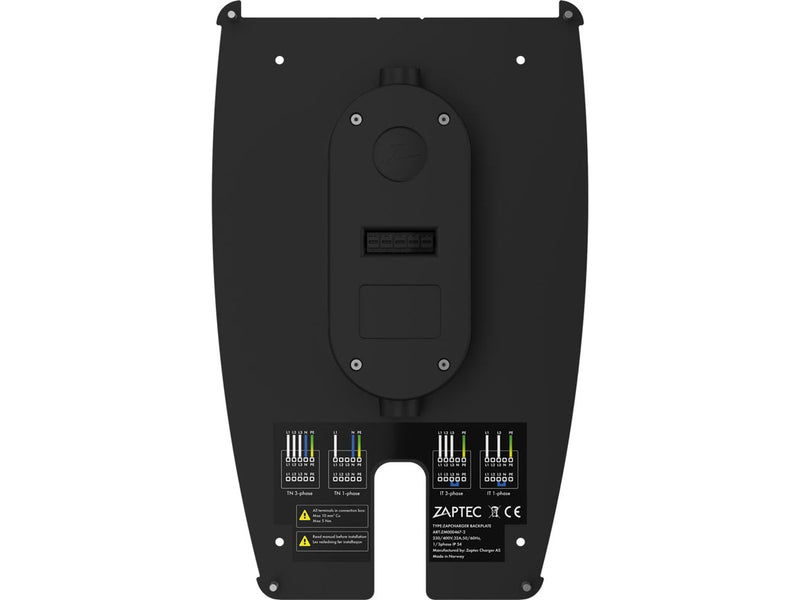 Zaptec Pro Backplate