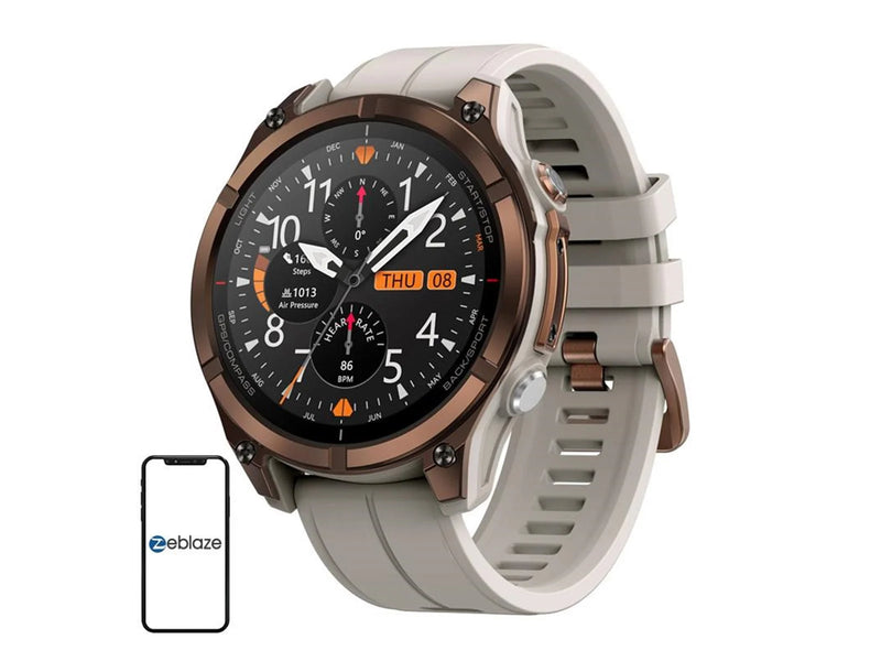 Zeblaze Stratos 4 Pro Smartwatch (Brown)