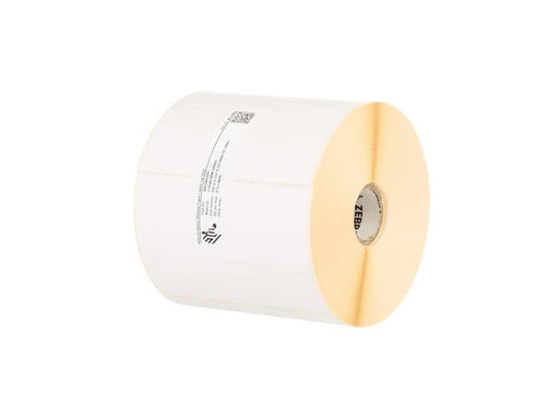 Zebra 800284-605 Z-Perform 1000D Direct Thermal Paper Labels Uncoated Permanent Adhesive 25 mm Core Perforation (12-Pack) *DEMO*