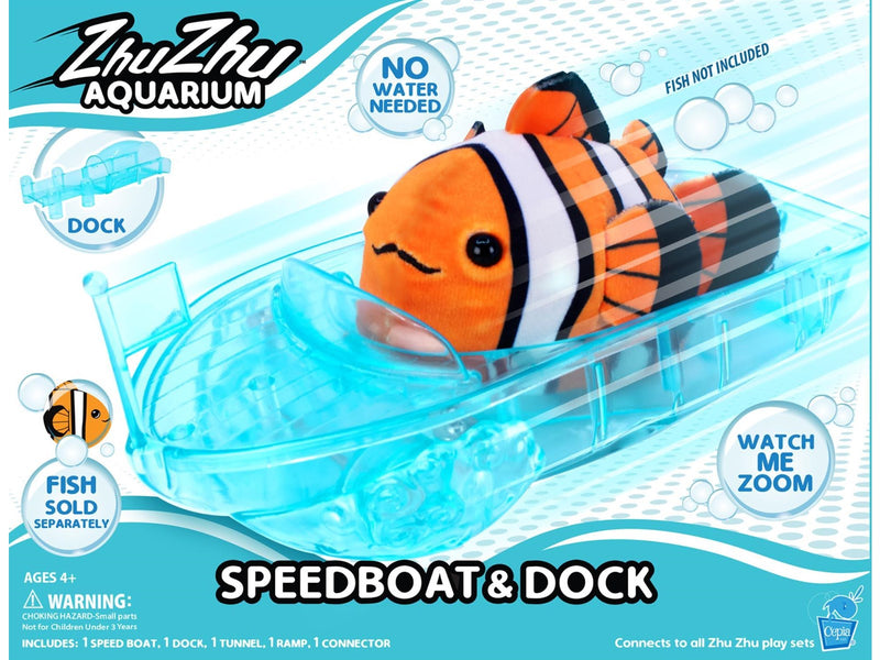 ZhuZhuPets Fish Boat/Dock