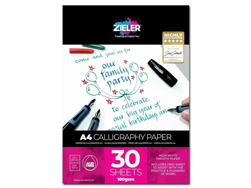 Zieler Calligraphy pad A4 30 sheets 100g.