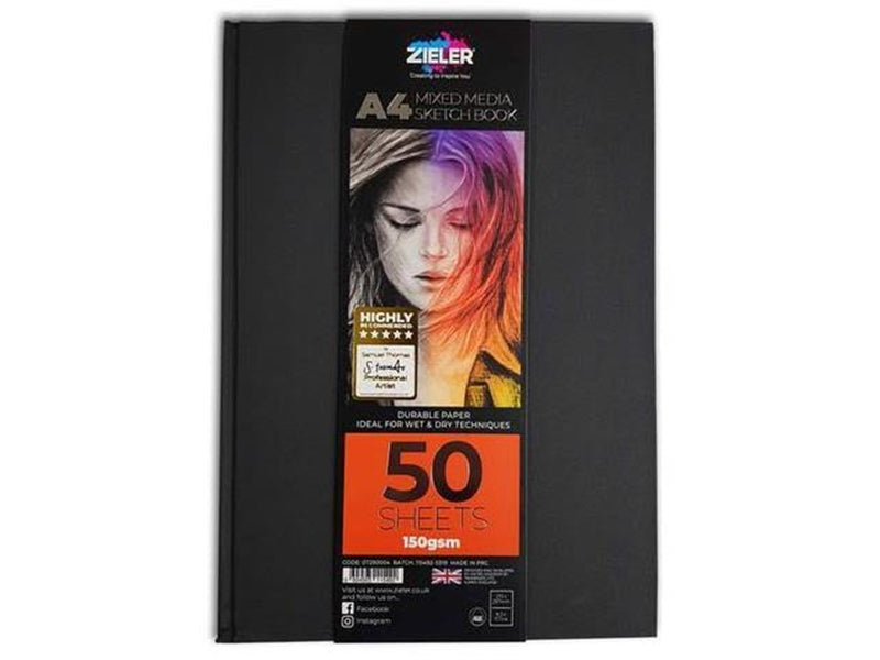 Zieler Sketchbook Hardcover A4 150g.