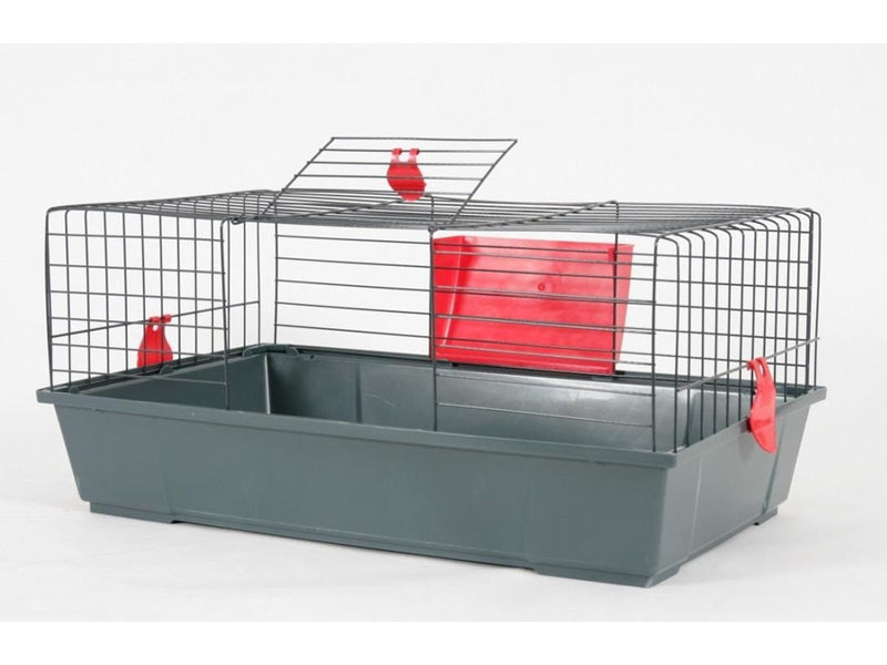 Zolux Classic 80 grey/red - cage for rodents