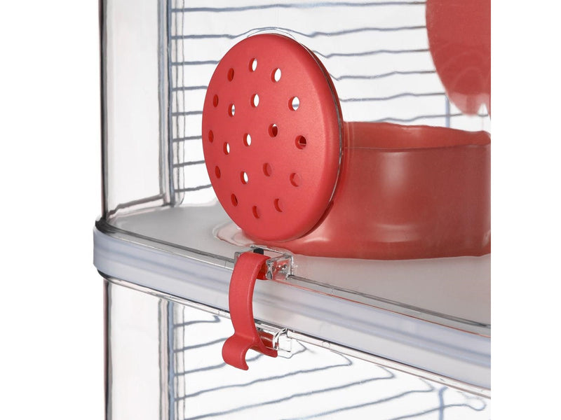Zolux Rody3 Trio - rodent cage - Red