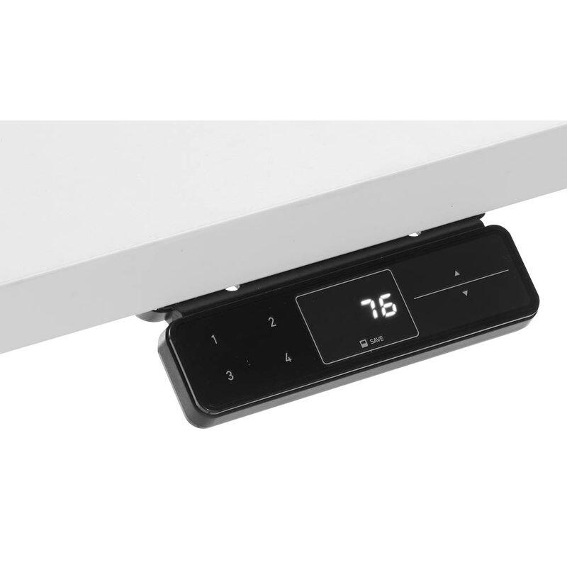 HAMMERBACHER XBHM19 höhenverstellbarer Schreibtisch 65,0 - 130,0 cm - elektrisch asteiche / grafit