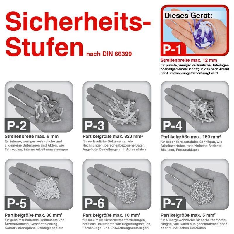 GENIE Genie 255cd Aktenvernichter mit Streifenschnitt