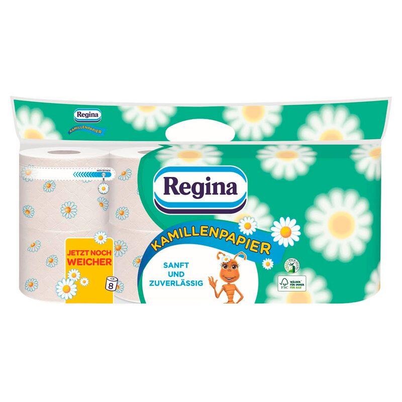 Regina Toilettenpapier Kamillenpapier 3-lagig, 56 Rollen