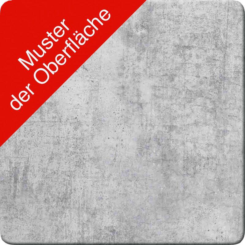 HAMMERBACHER XMKA16 höhenverstellbarer Schreibtisch 70,0 - 120,0 cm - elektrisch beton / weiß