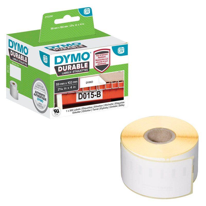 DYMO Etikettenrolle für Etikettendrucker 1933088 weiß, 59,0 x 102,0 mm