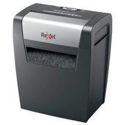 Rexel Momentum X406 Aktenvernichter mit Partikelschnitt bis 6 Blatt schwarz
